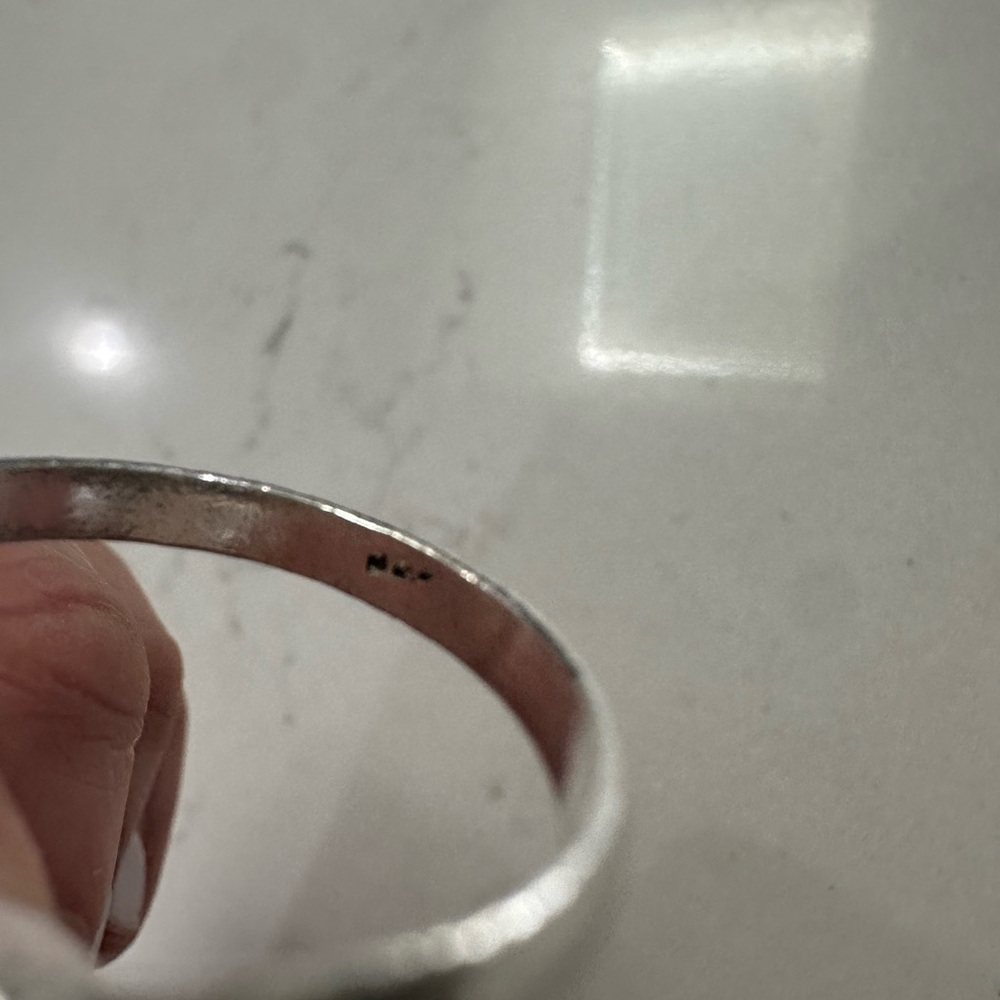 NWOT Natural Gemstone Sterling 925 Silver Ring- Sz 11 - Picture 6 of 6